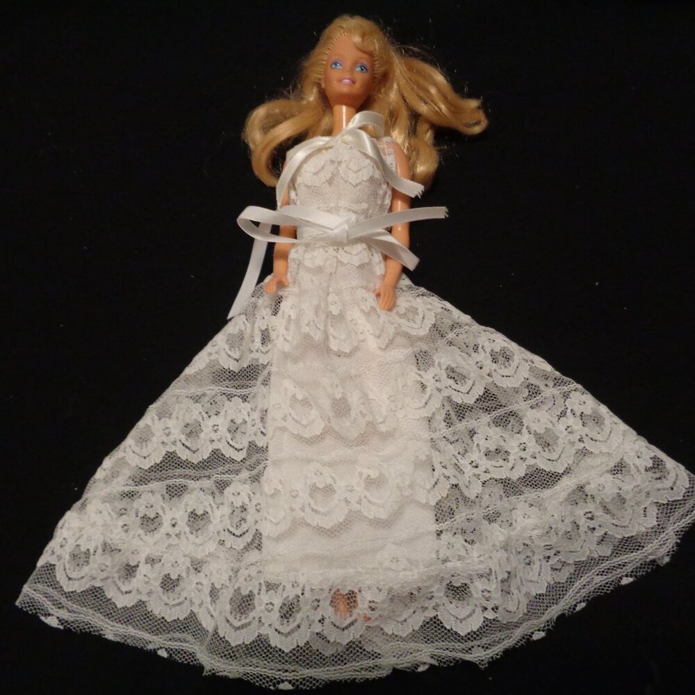 BARBIECORE VINTAGE WEDDING DRESS BARBIE 80S 90S